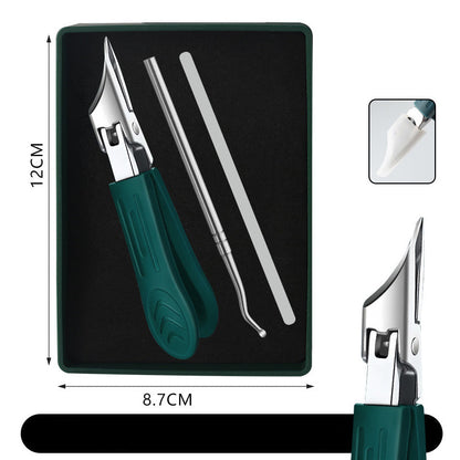 Nagelknipper met brede bek voor dikke nagels