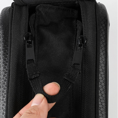 💧 NU 50% KORTING! 🚴 Waterbestendige fietstas met grote inhoud – vakje voor smartphone met aanraakscherm, slank ontwerp voor de bovenbuis en dubbele ritsen 📱