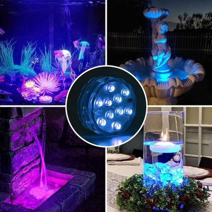 🌞Fris De Lente In Met 50% Korting!✨Waterdichte RGB-zwembadverlichting met afstandsbediening | SMD5050 LED's – 16 kleuropties + wisselende kleurmodi
