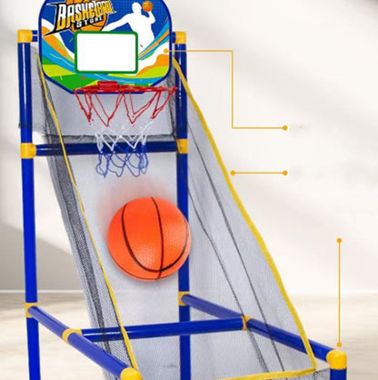 ⏰ NU 50% KORTING!🏀 Indoor basketbal-arcadespel voor kinderen met 4 ballen