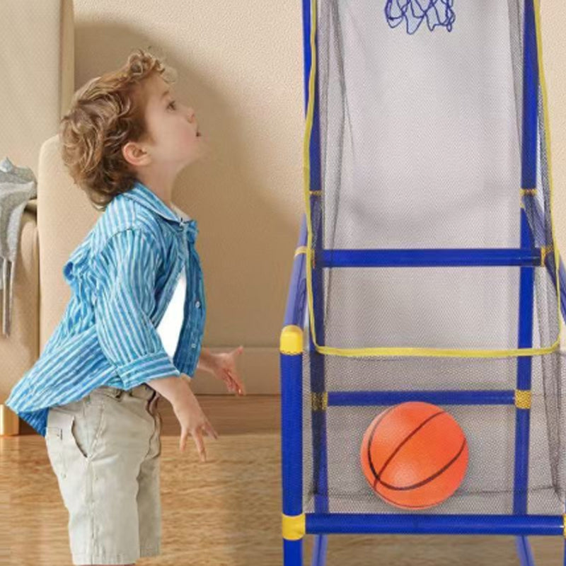 ⏰ NU 50% KORTING!🏀 Indoor basketbal-arcadespel voor kinderen met 4 ballen