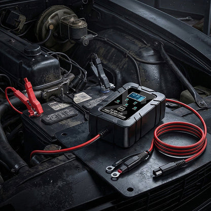 🔥Beperkte tijd actie 50% KORTING⚡1.5A 6V/12V Automatische acculader – Veilig, Snel & Efficiënt laden! 🚗🔋