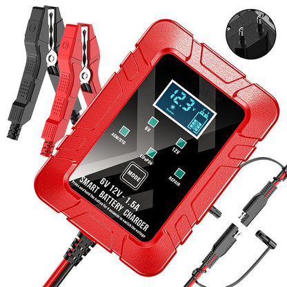 🔥Beperkte tijd actie 50% KORTING⚡1.5A 6V/12V Automatische acculader – Veilig, Snel & Efficiënt laden! 🚗🔋