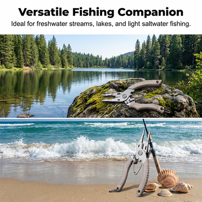 🎣NIEUW – 50% KORTING🔥 RVS Micro Vispincet – Compact, Sterk & Roestvrij | Voor Lijnen Knippen, Haken Verwijderen & Precisiewerk