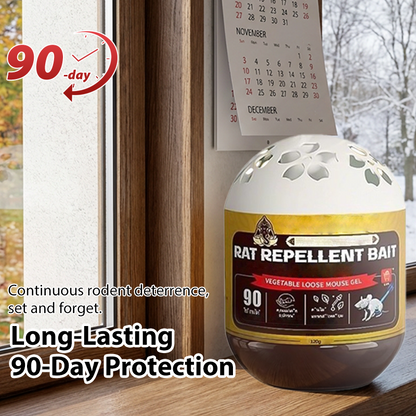 🐭 Plantaardige knaagdierwerende pasta – 90 dagen bescherming. Niet giftig, veilig voor kinderen en huisdieren 🌿🚫