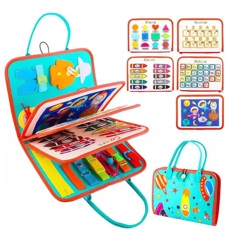 ⏰50 % korting!!🎄Meer dan 50.000 verkocht! 🎁Educatief activiteitenbord van vilt