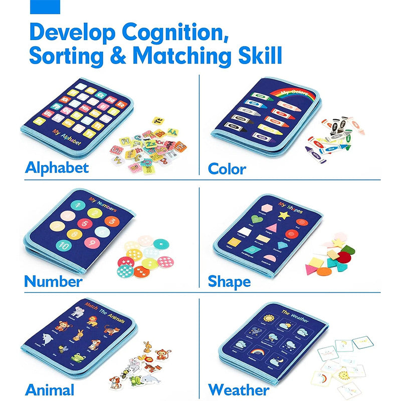 ⏰50 % korting!!🎄Meer dan 50.000 verkocht! 🎁Educatief activiteitenbord van vilt