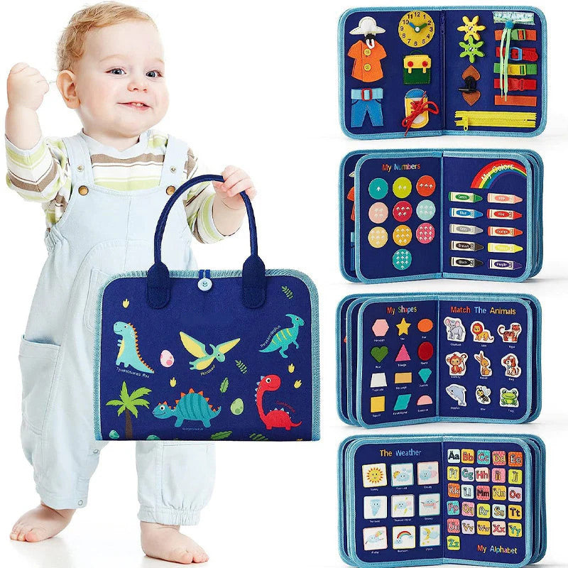 ⏰50 % korting!!🎄Meer dan 50.000 verkocht! 🎁Educatief activiteitenbord van vilt