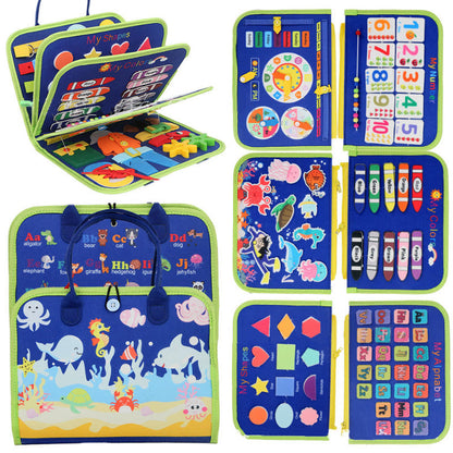 ⏰50 % korting!!🎄Meer dan 50.000 verkocht! 🎁Educatief activiteitenbord van vilt