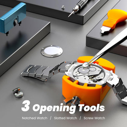🮚 60% KORTING! 🔧 Gereedschapsset voor professionele horlogereparatie – 13-in-1, precisiegereedschap & ideaal voor horloge- en brillenreparatie 🛠️