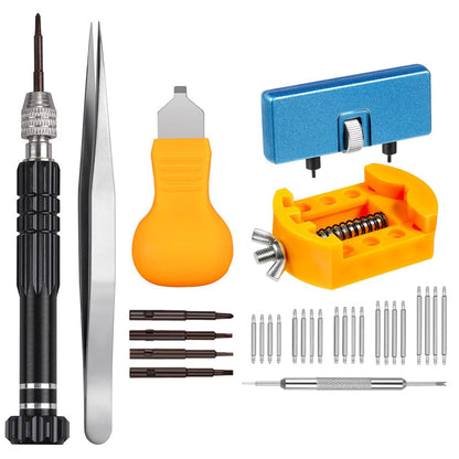 🮚 60% KORTING! 🔧 Gereedschapsset voor professionele horlogereparatie – 13-in-1, precisiegereedschap & ideaal voor horloge- en brillenreparatie 🛠️