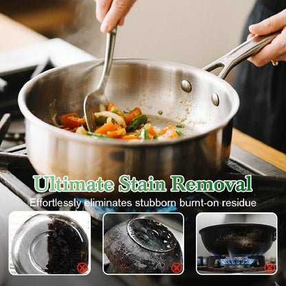 🌞Fris De Lente In Met 50% Korting!🍳Pannenreiniger Pasta | Verwijder Hardnekkig & Aangebrand Vet Zonder Schrobben | Voor RVS & Gietijzer