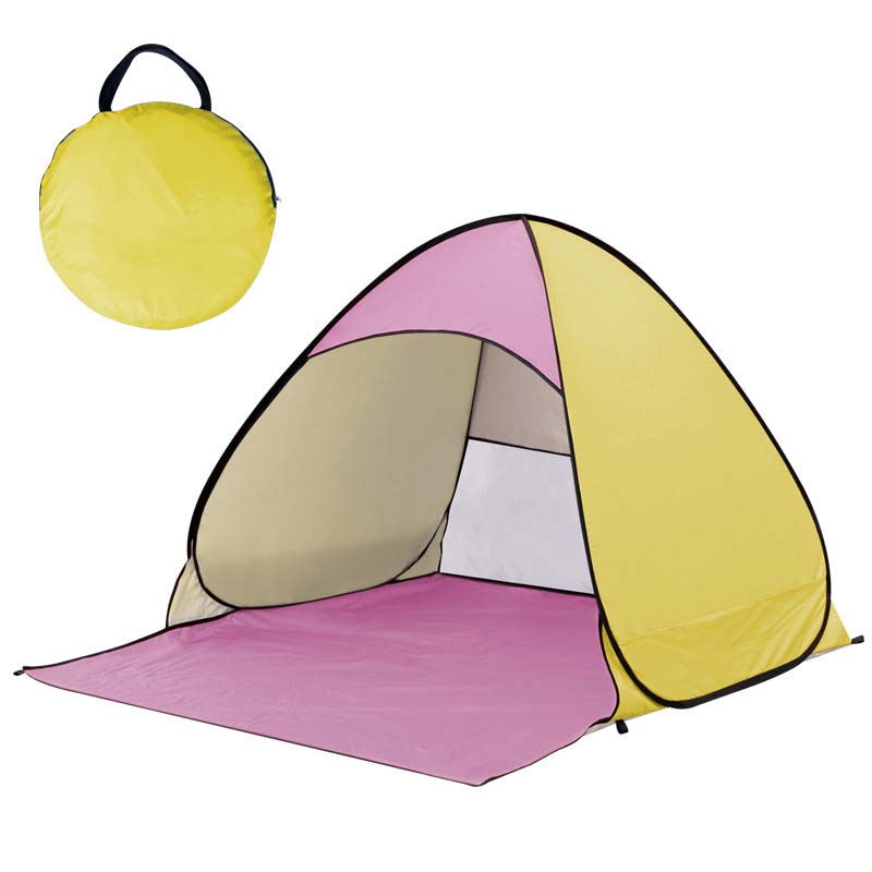 🏖️ Automatische pop-up strandtent | Snel op te zetten • Lichtgewicht • Draagbaar
