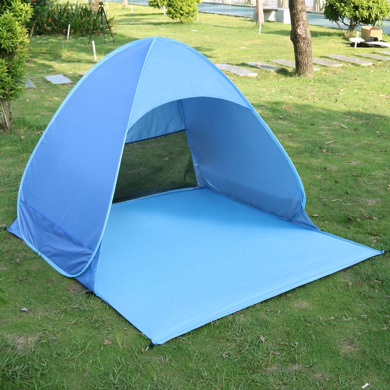 🏖️ Automatische pop-up strandtent | Snel op te zetten • Lichtgewicht • Draagbaar
