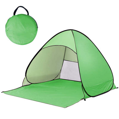 🏖️ Automatische pop-up strandtent | Snel op te zetten • Lichtgewicht • Draagbaar
