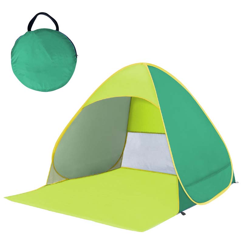 🏖️ Automatische pop-up strandtent | Snel op te zetten • Lichtgewicht • Draagbaar
