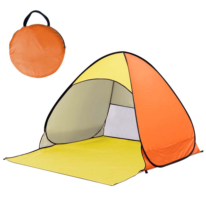 🏖️ Automatische pop-up strandtent | Snel op te zetten • Lichtgewicht • Draagbaar