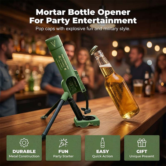 🍺 Het ultieme cadeau voor mannen – Kanonvormige flesopener Stoer design, functioneel & een echte eyecatcher voor je thuisbar! 🔥
