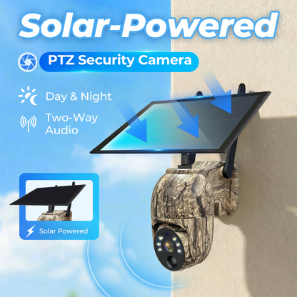 📹 50% KORTING VOOR EEN BEPERKTE TIJD! ☀️ SOLAR-PTZ-CAMERA – 360°-panorama, 4 MP, IP66 weerbestendig & bewegingsalarm ✨