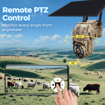 📹 50% KORTING VOOR EEN BEPERKTE TIJD! ☀️ SOLAR-PTZ-CAMERA – 360°-panorama, 4 MP, IP66 weerbestendig & bewegingsalarm ✨