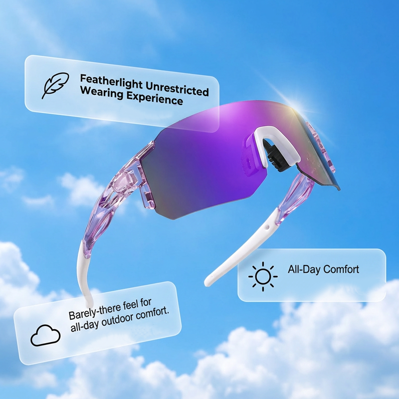 👓 Sportbril • Groot montuur • UV-bescherming ☀️ | Voor elke buitensport