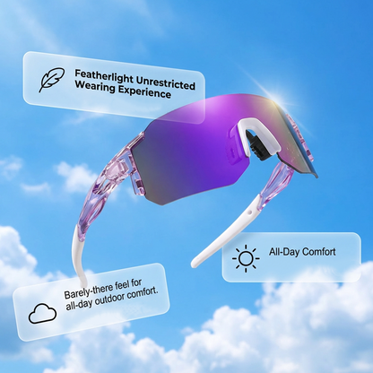 👓 Sportbril • Groot montuur • UV-bescherming ☀️ | Voor elke buitensport