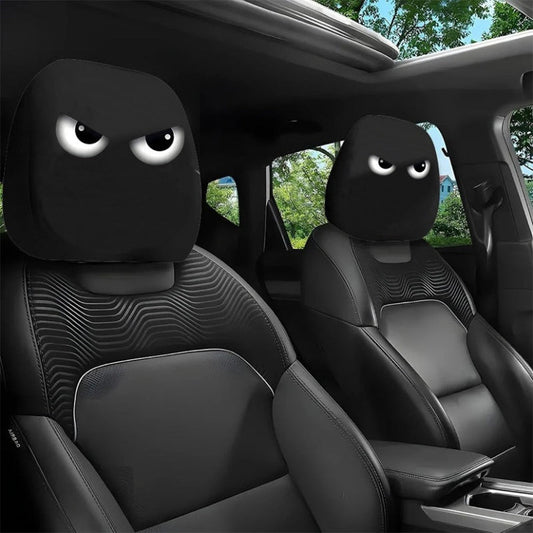 🚗 Funny Breathable Car Headrest Covers | Comfort & style