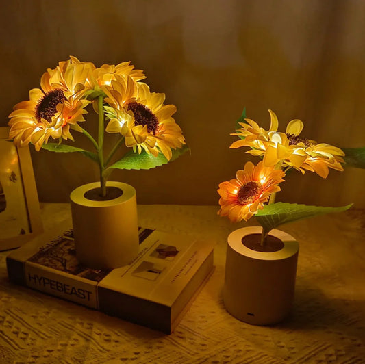 🌻🔥 Speciale aanbieding van deze week: 50% korting – Voorverkoop voor Moederdag 🔥🌻 Klein led-nachtlampje met zonnebloem-effect