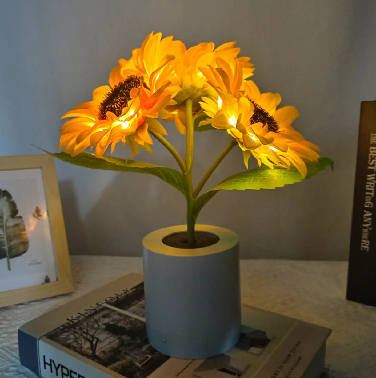 🌻🔥 Speciale aanbieding van deze week: 50% korting – Voorverkoop voor Moederdag 🔥🌻 Klein led-nachtlampje met zonnebloem-effect