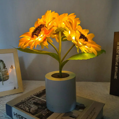 🌻🔥 Speciale aanbieding van deze week: 50% korting – Voorverkoop voor Moederdag 🔥🌻 Klein led-nachtlampje met zonnebloem-effect