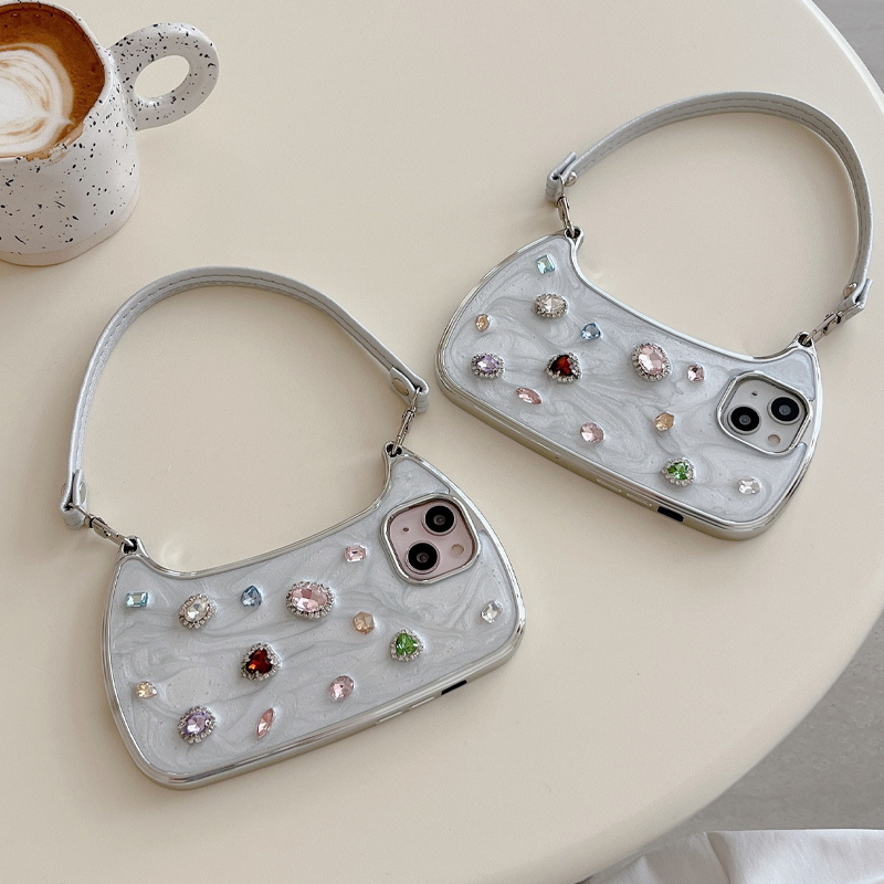 📱✨Creatief telefoonhoesje met handvat aan de bovenkant voor iPhone