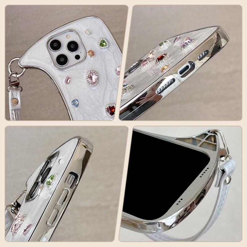 📱✨Creatief telefoonhoesje met handvat aan de bovenkant voor iPhone