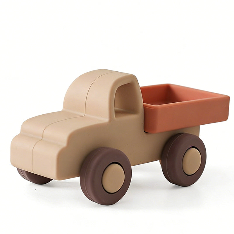 🚗 Siliconen speelgoedautootje voor peuters