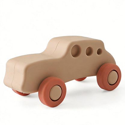 🚗 Siliconen speelgoedautootje voor peuters