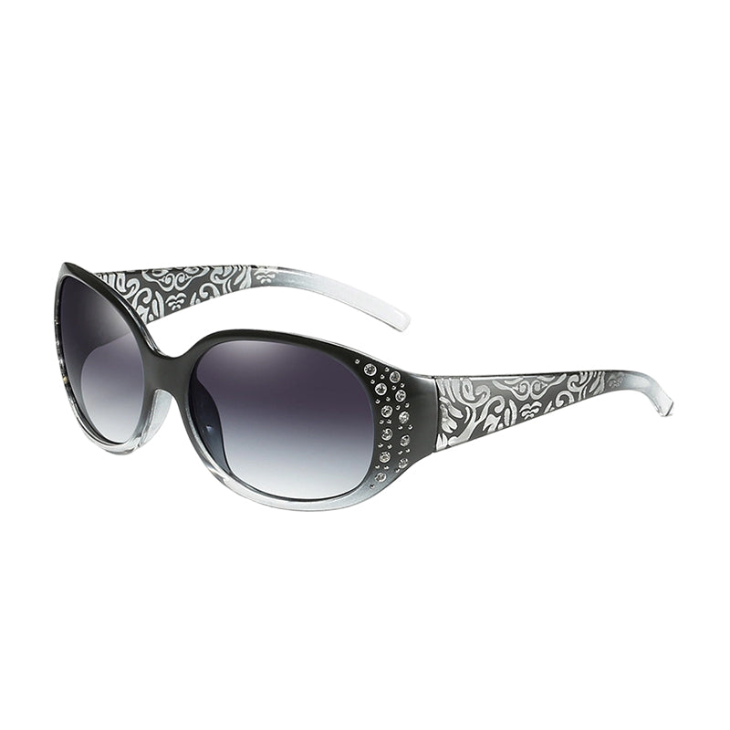 🕶️ Gepolariseerde zonnebrillen voor dames met strass-accenten | Stijl & bescherming