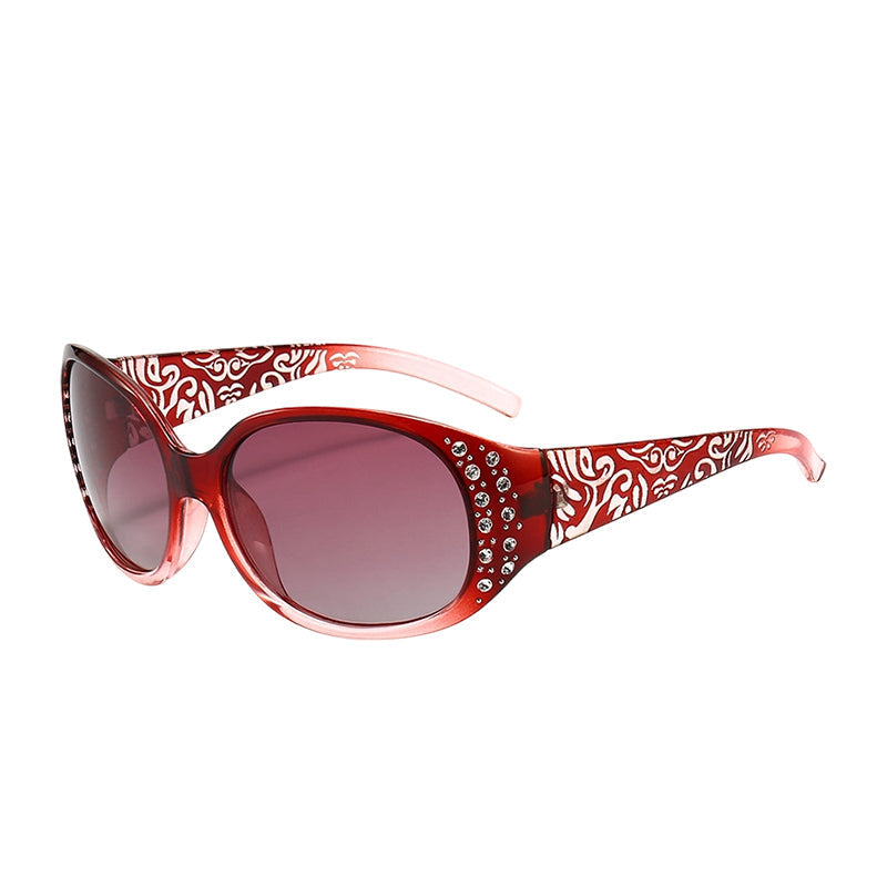🕶️ Gepolariseerde zonnebrillen voor dames met strass-accenten | Stijl & bescherming