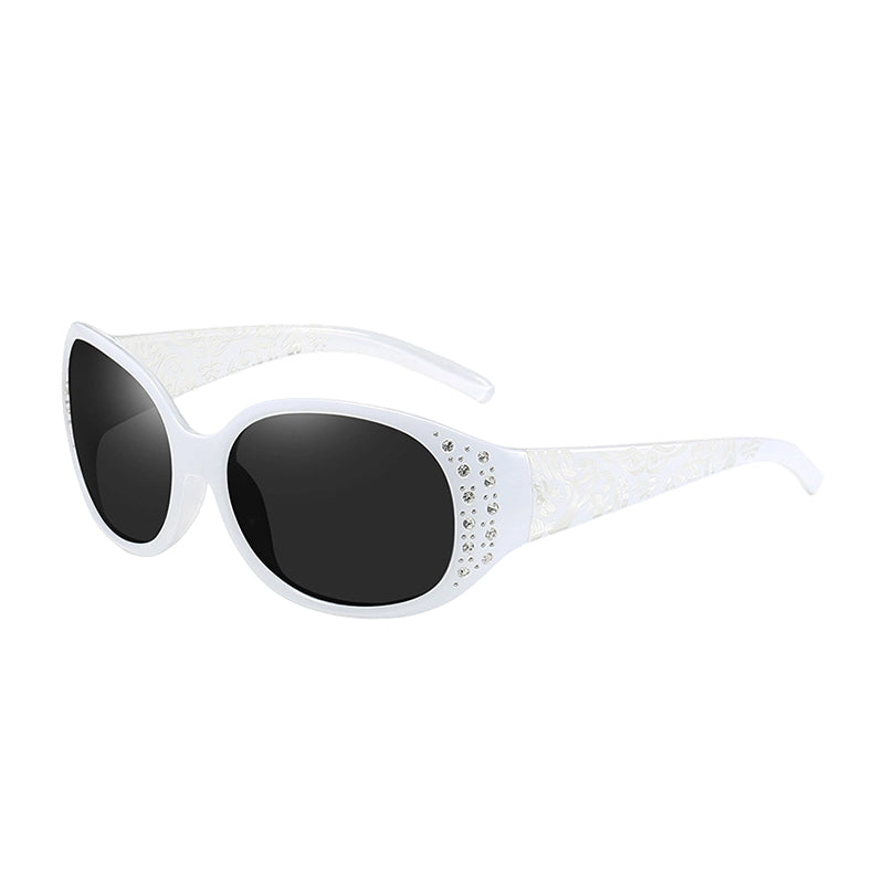 🕶️ Gepolariseerde zonnebrillen voor dames met strass-accenten | Stijl & bescherming