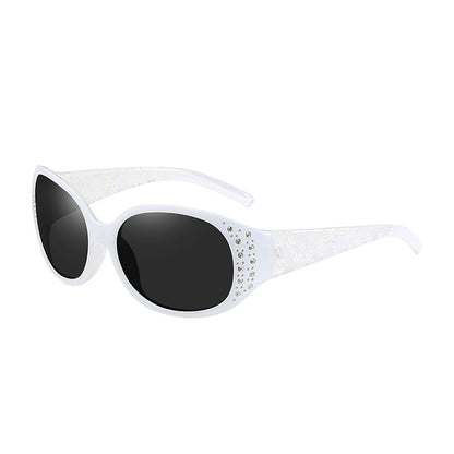 🕶️ Gepolariseerde zonnebrillen voor dames met strass-accenten | Stijl & bescherming