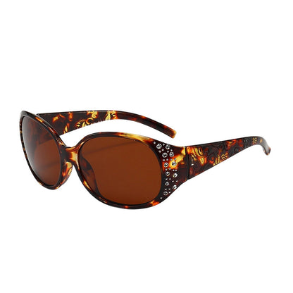 🕶️ Gepolariseerde zonnebrillen voor dames met strass-accenten | Stijl & bescherming
