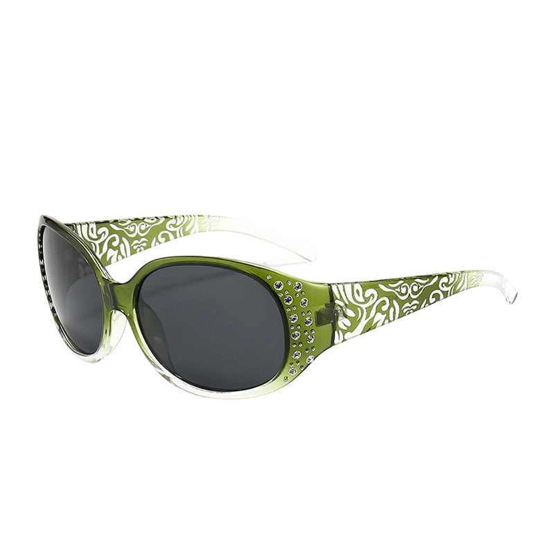 🕶️ Gepolariseerde zonnebrillen voor dames met strass-accenten | Stijl & bescherming