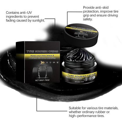✨ Bandenwas – herstelt de zwarte glans, beschermt tegen UV-straling en stoot vuil af. Makkelijk en snel! 🚗