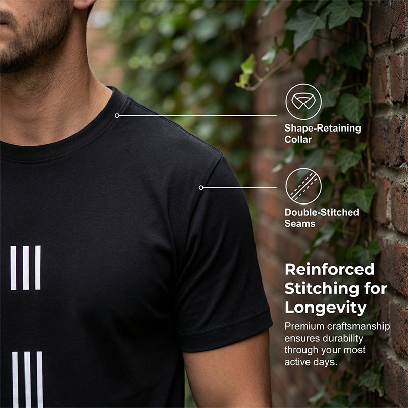 Men's Graphic Print Crew Neck T-Shirt