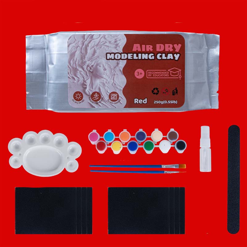 🔥Nieuwe producten zijn nu met 50% korting!✨Gereedschapsset voor doe-het-zelf-boetseren met luchtdrogende klei