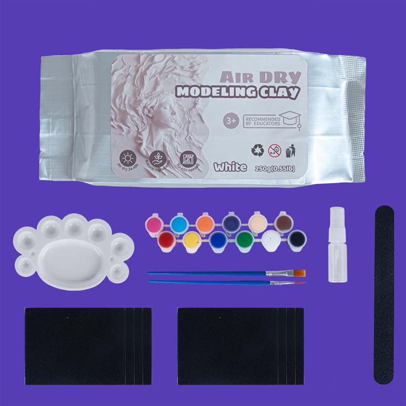 🔥Nieuwe producten zijn nu met 50% korting!✨Gereedschapsset voor doe-het-zelf-boetseren met luchtdrogende klei