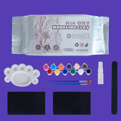 🔥Nieuwe producten zijn nu met 50% korting!✨Gereedschapsset voor doe-het-zelf-boetseren met luchtdrogende klei