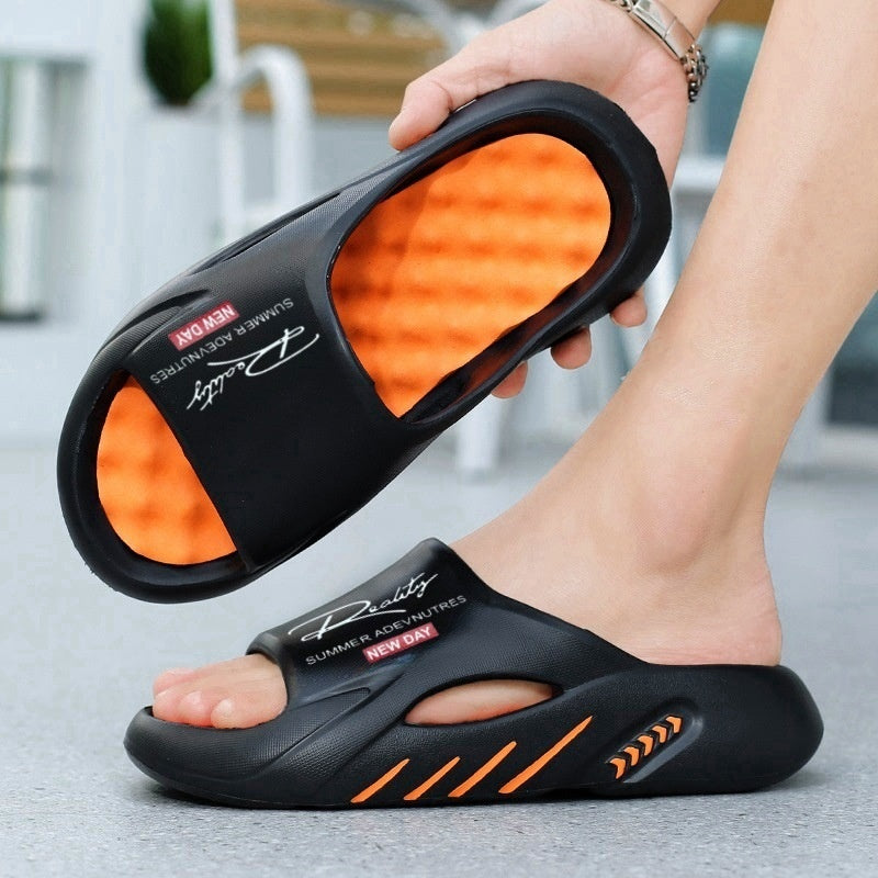 💥50% KORTING 🦶Antislip Cloud-slippers voor heren met dikke zool🌊Verfrissend en huidvriendelijk