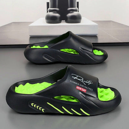 💥50% KORTING 🦶Antislip Cloud-slippers voor heren met dikke zool🌊Verfrissend en huidvriendelijk