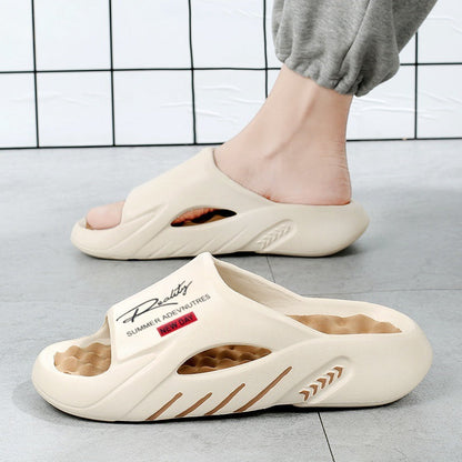 💥50% KORTING 🦶Antislip Cloud-slippers voor heren met dikke zool🌊Verfrissend en huidvriendelijk
