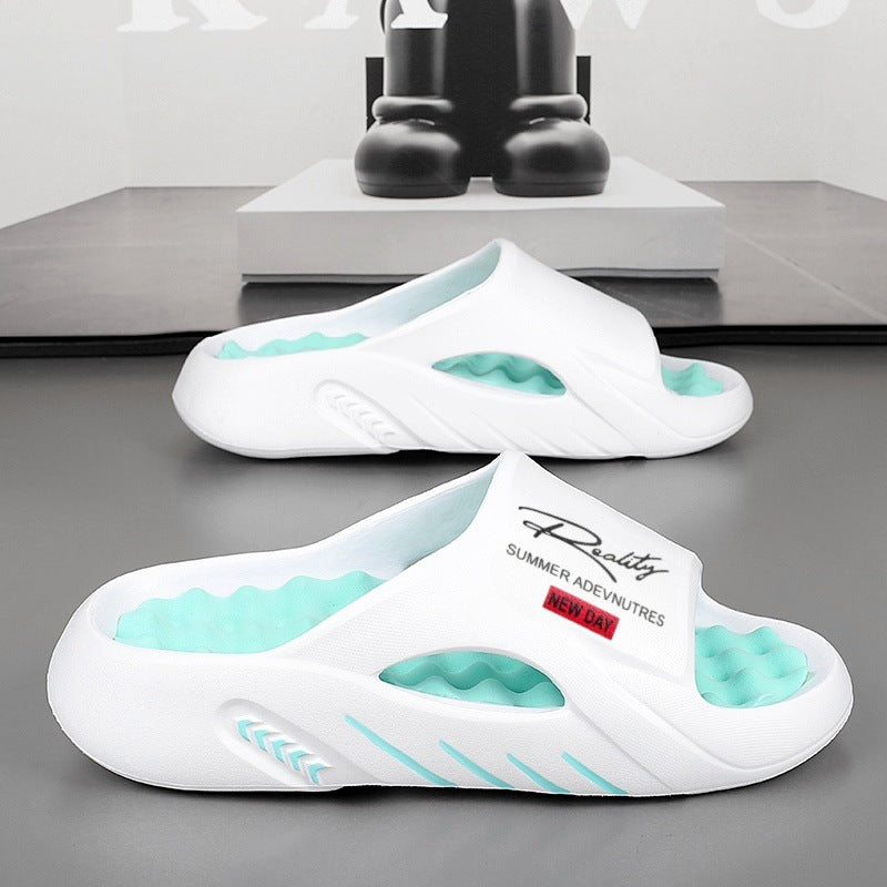 💥50% KORTING 🦶Antislip Cloud-slippers voor heren met dikke zool🌊Verfrissend en huidvriendelijk