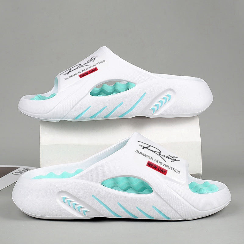 💥50% KORTING 🦶Antislip Cloud-slippers voor heren met dikke zool🌊Verfrissend en huidvriendelijk